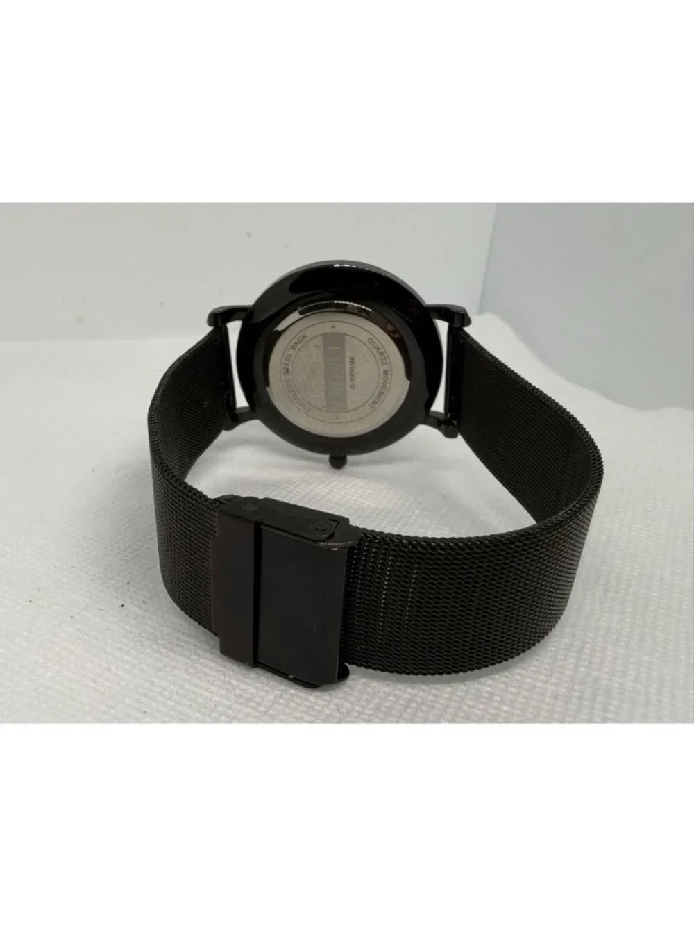 BUREI Men’s Minimalist Black Watch Gray Dial Stainless Steel Mesh Band Quartz - Picture 9 of 10